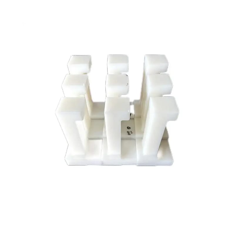 Custom Hdpe Plastic Block Wear Parts Uhmwpe Block Plastic Flanged Bushings Slide Track Delrin Cnc Plastic Parts