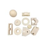 Plastic outrigger pads for heavy equipment
