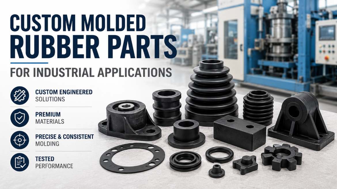 Custom Molded Rubber Parts for Industrial Applications